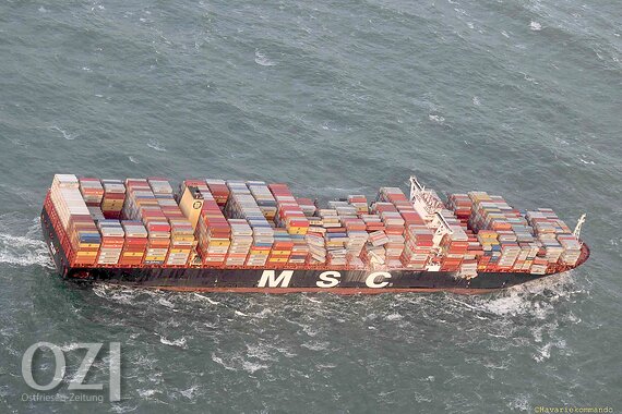 Nordsee Schiff Verliert Hunderte Container Ostfriesen Zeitung