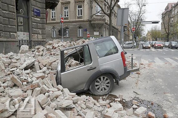 Verletzte Und Schwere Schaden Bei Erdbeben In Zagreb Ostfriesen Zeitung